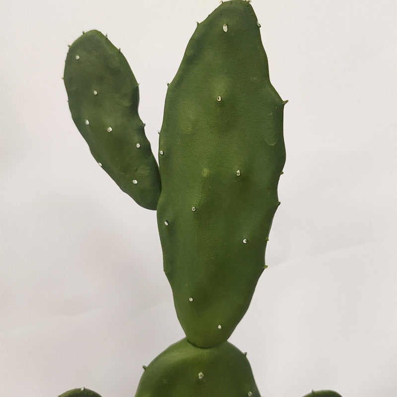 Artificial Cactus Green Rabbit Ear Multibranched