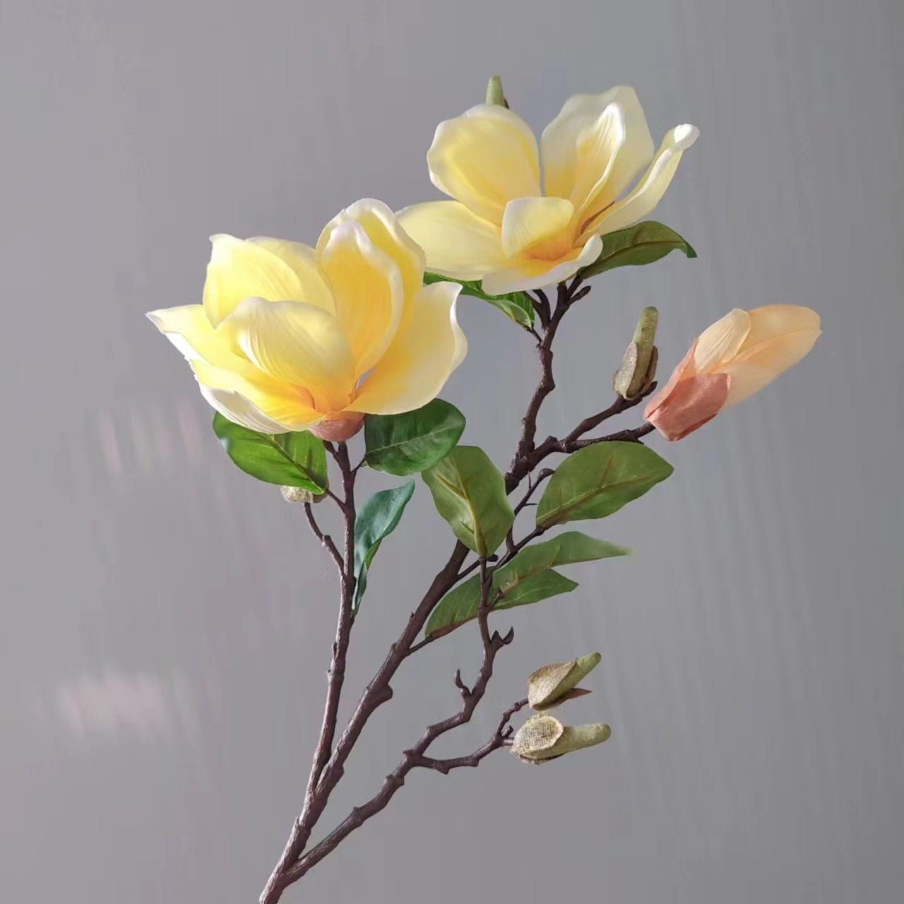 Artificial Magnolia Flowers Bouquet