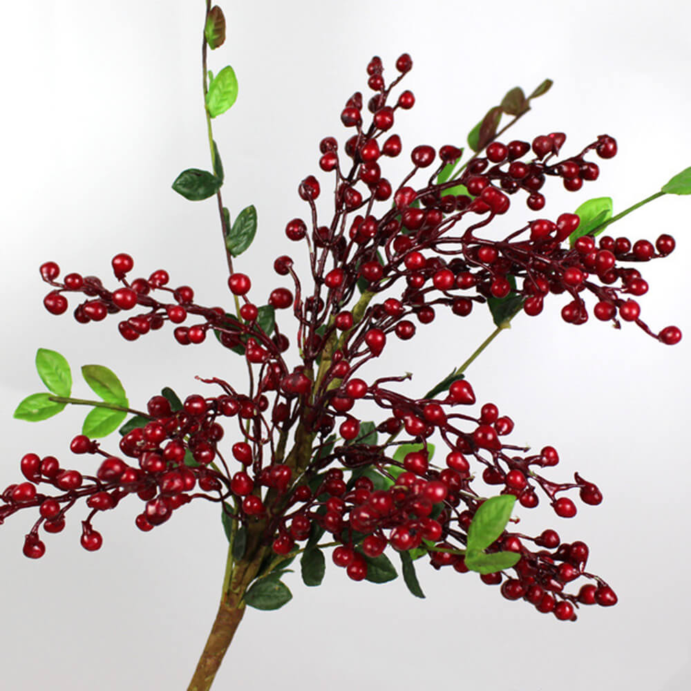 Artificial Love Bean Berries Branches Spray Flowers Plant