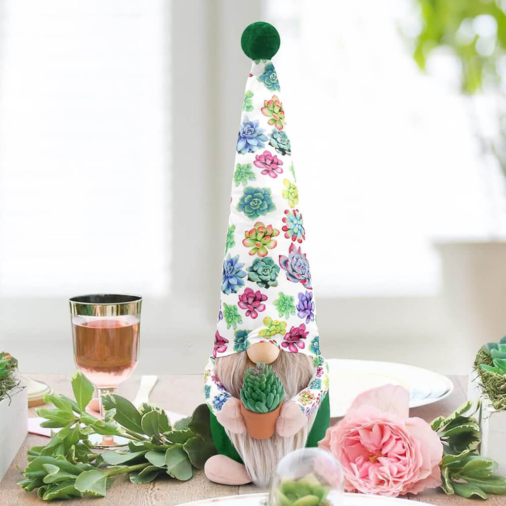 Cactus Plants Dwarf Gnomes Swedish Tomte Doll