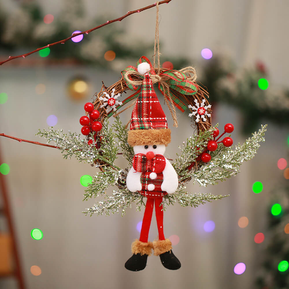 Dry Vine Wreath Door Hanging Decor