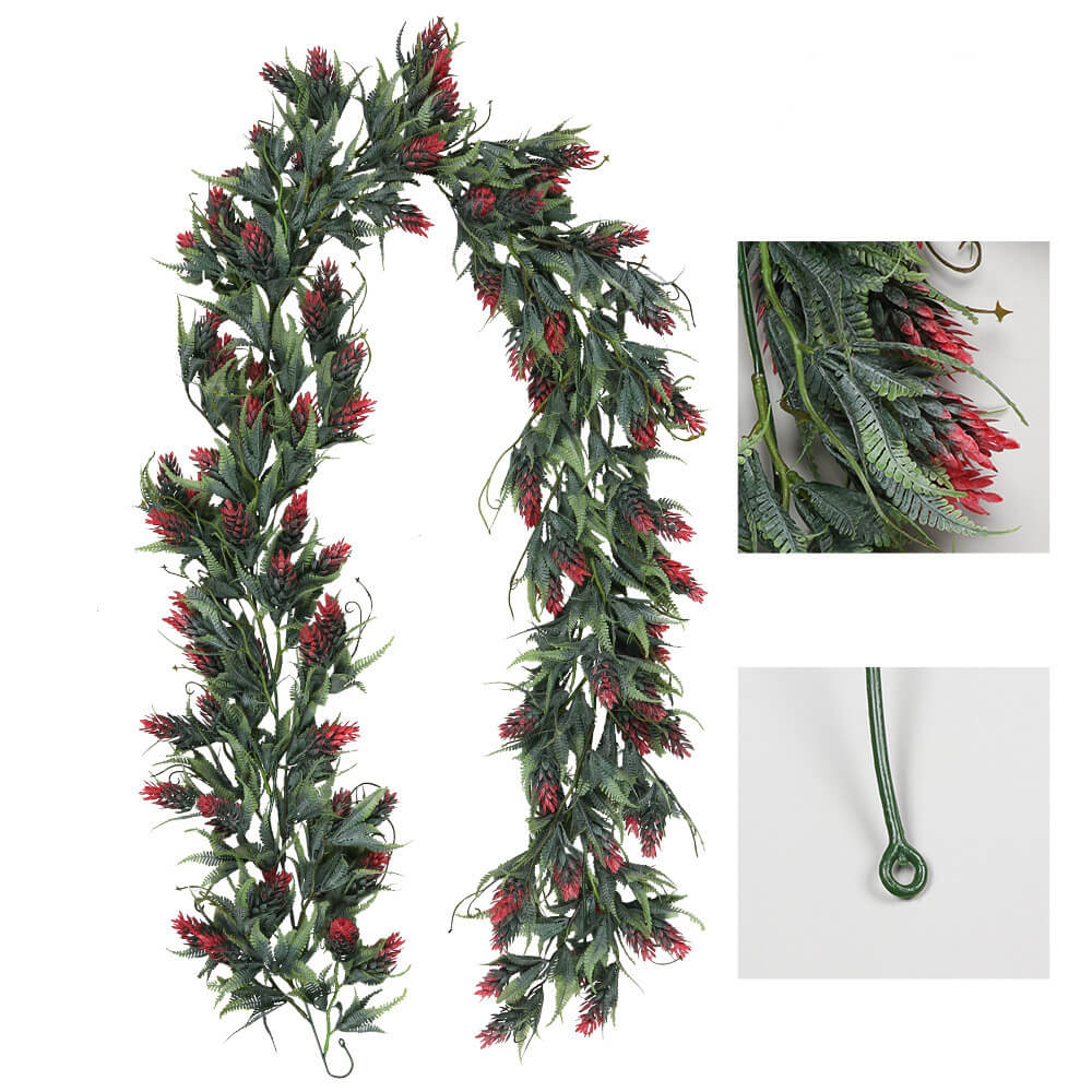 Artificial Pine Cone Vines Garland