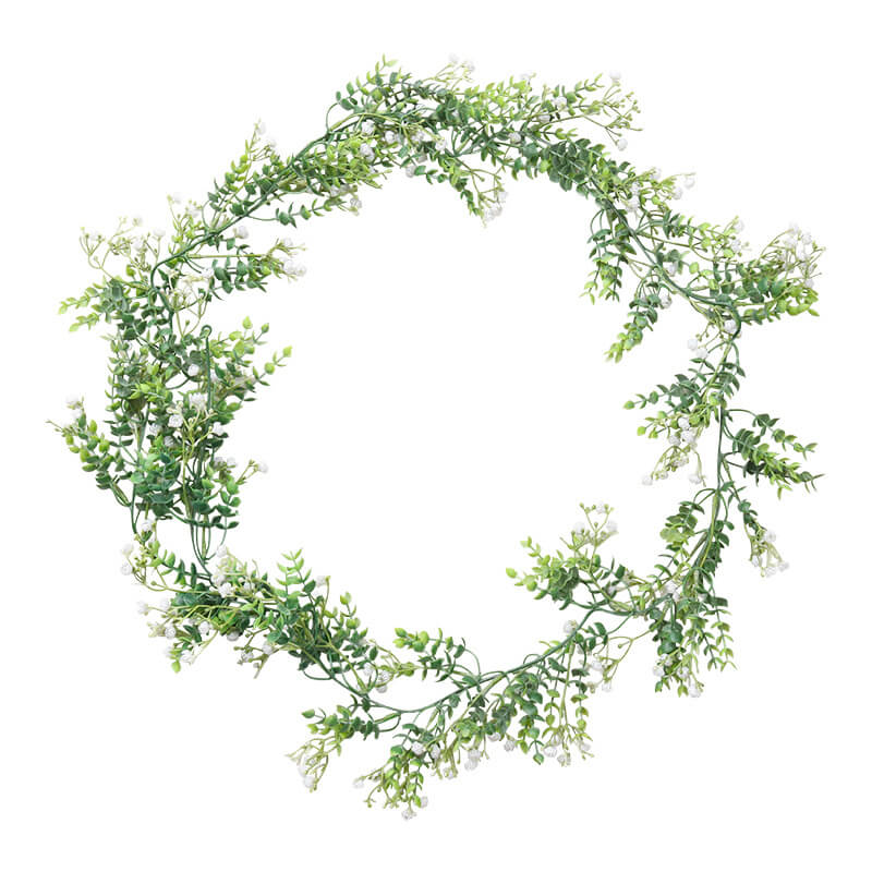 Small Eucalyptus Leaves Flowers Garland