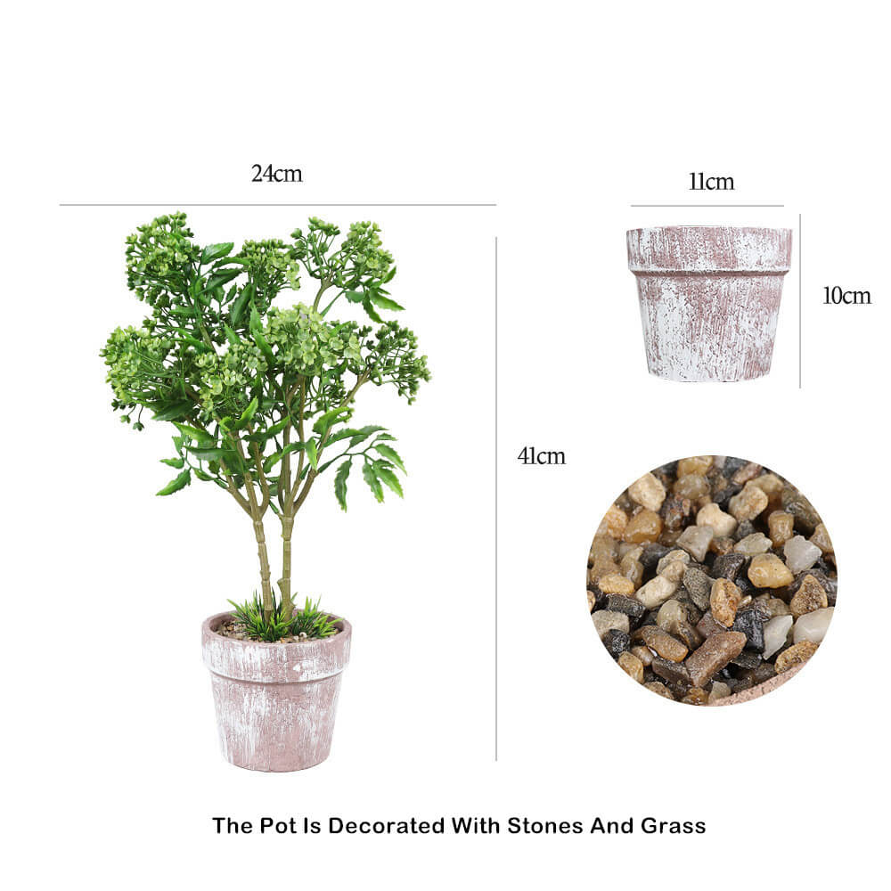 Office Desk Mini Artificial Plants Pot