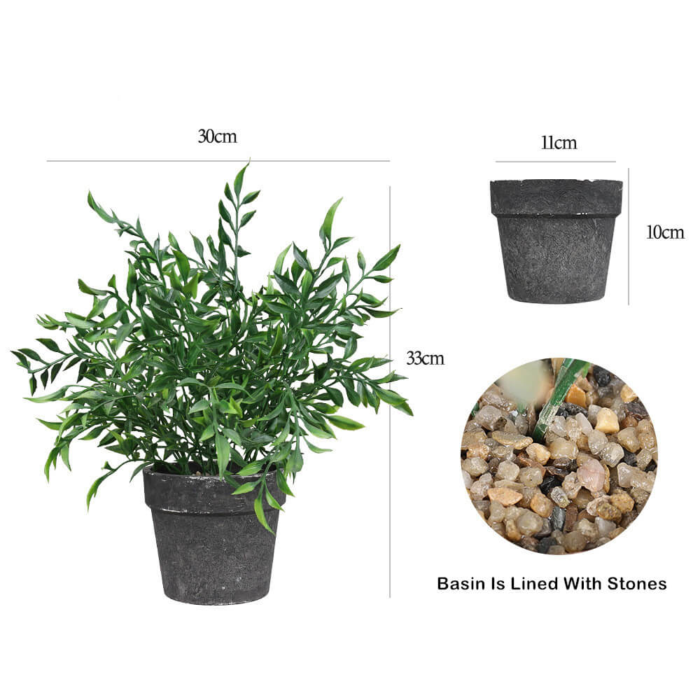 Office Desk Mini Artificial Plants Pot