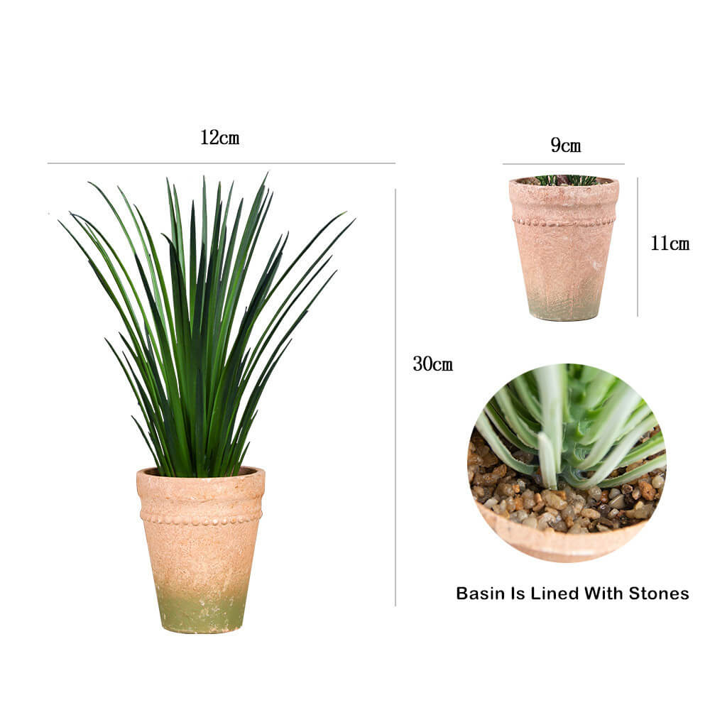 Office Desk Mini Artificial Plants Pot