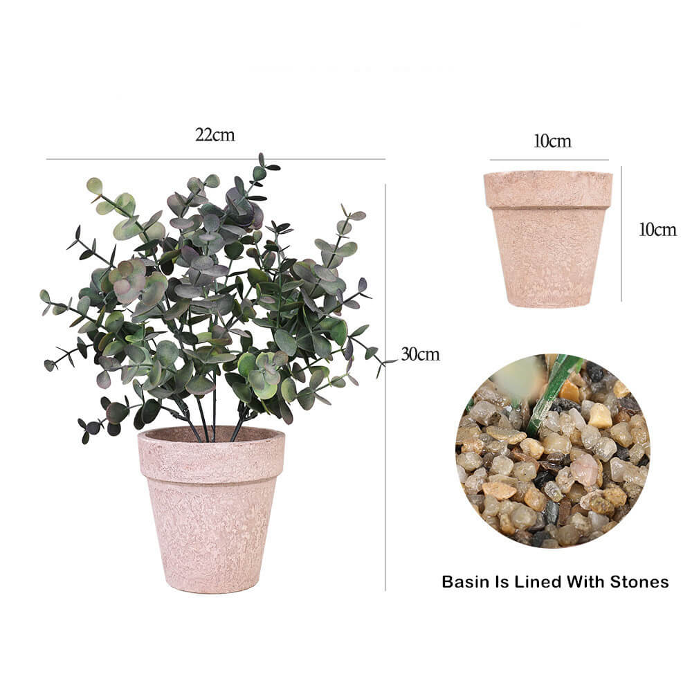 Office Desk Mini Artificial Plants Pot