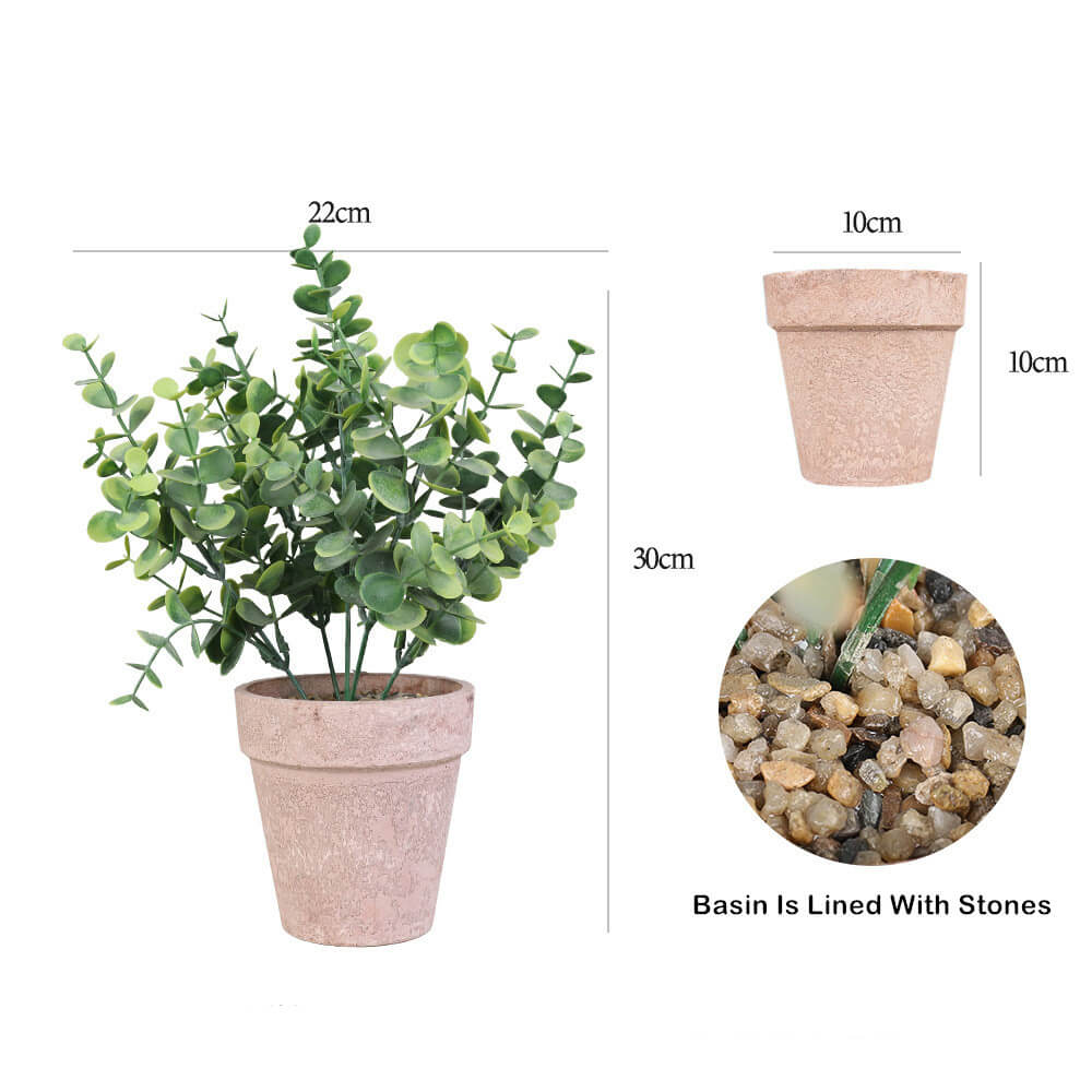 Office Desk Mini Artificial Plants Pot