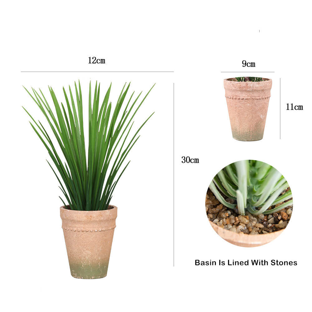 Office Desk Mini Artificial Plants Pot