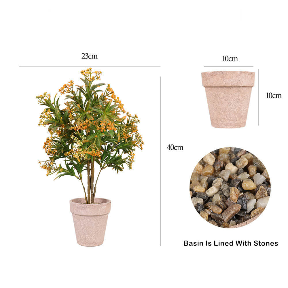 Office Desk Mini Artificial Plants Pot