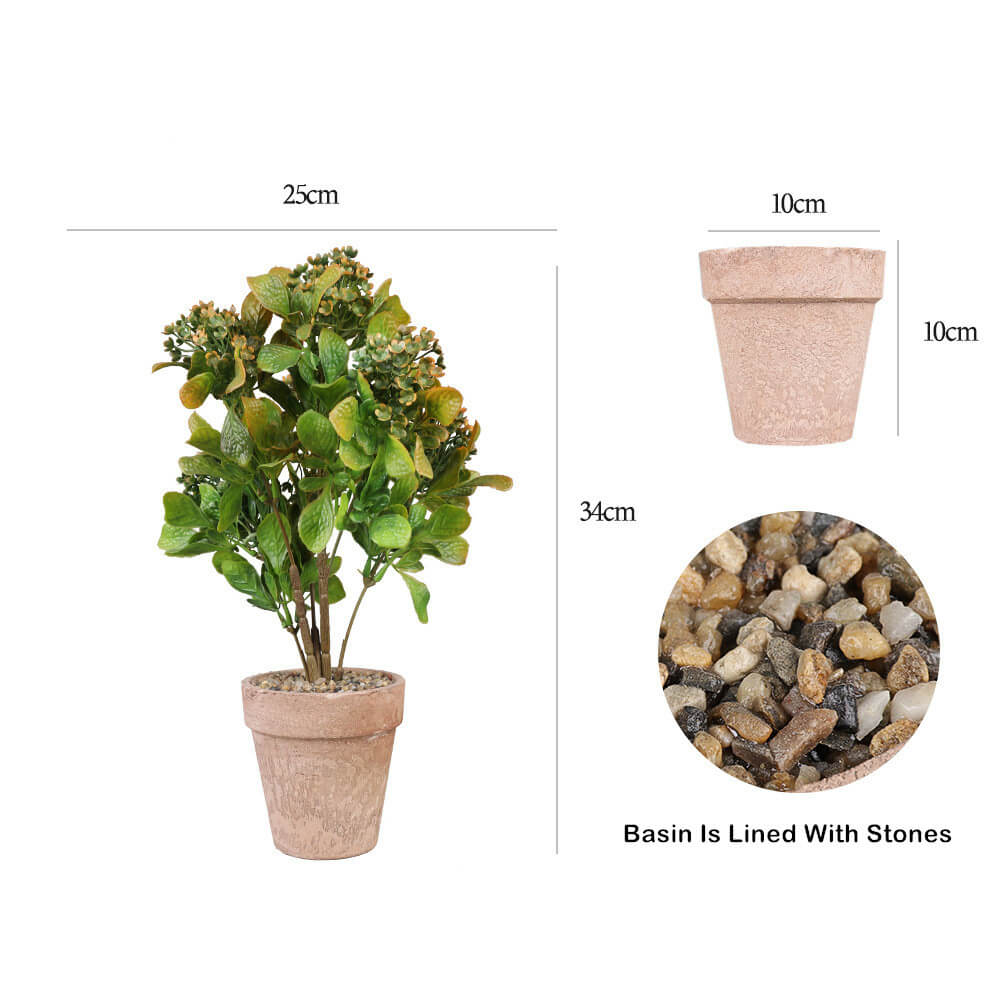 Office Desk Mini Artificial Plants Pot