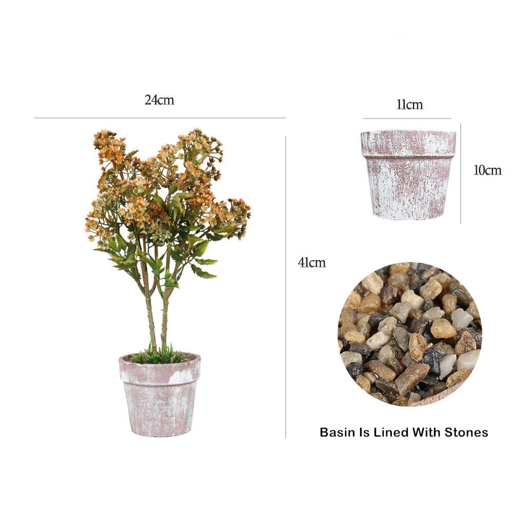 Office Desk Mini Artificial Plants Pot