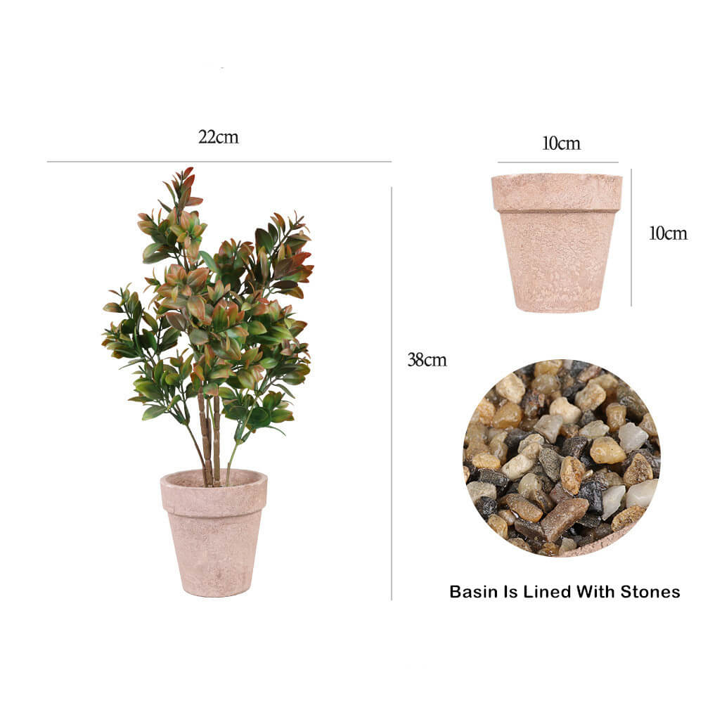 Office Desk Mini Artificial Plants Pot