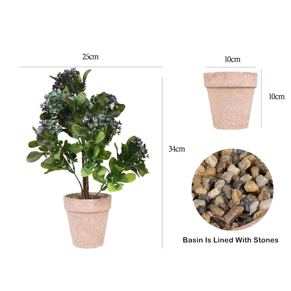 Office Desk Mini Artificial Plants Pot