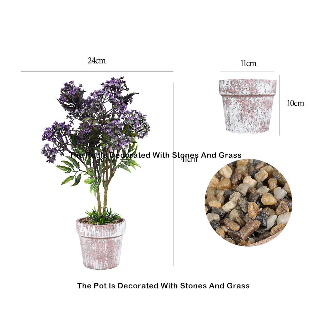 Office Desk Mini Artificial Plants Pot