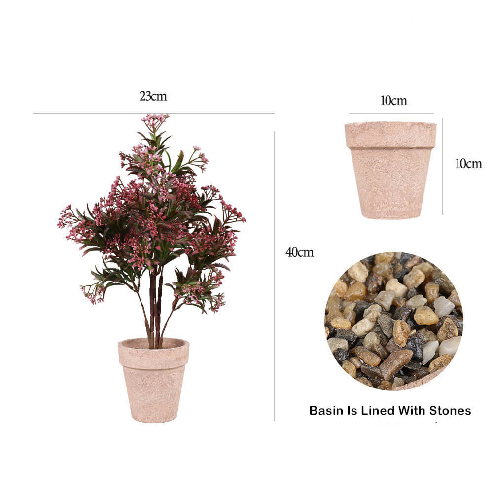 Office Desk Mini Artificial Plants Pot