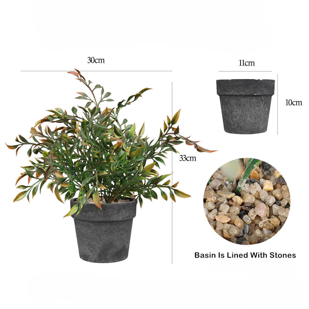 Office Desk Mini Artificial Plants Pot