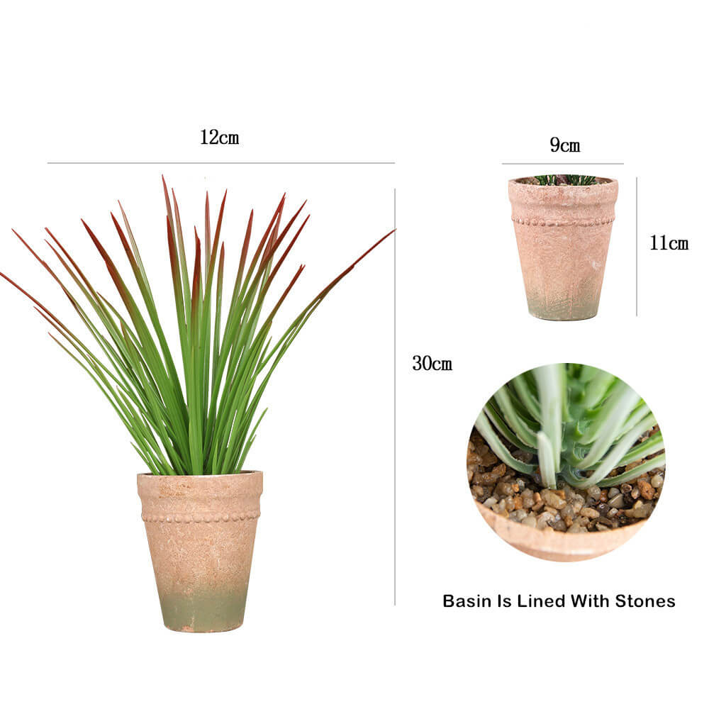 Office Desk Mini Artificial Plants Pot