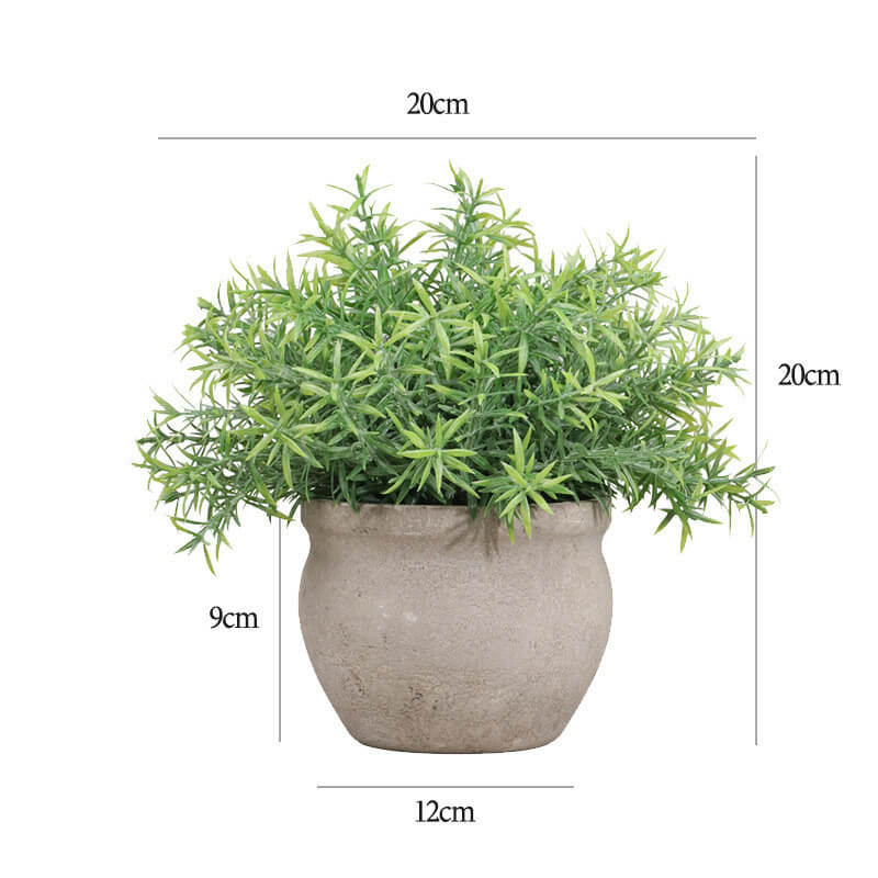 Office Desk Mini Artificial Plants Pot
