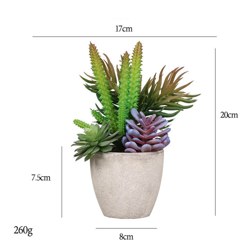 Office Desk Mini Artificial Plants Pot