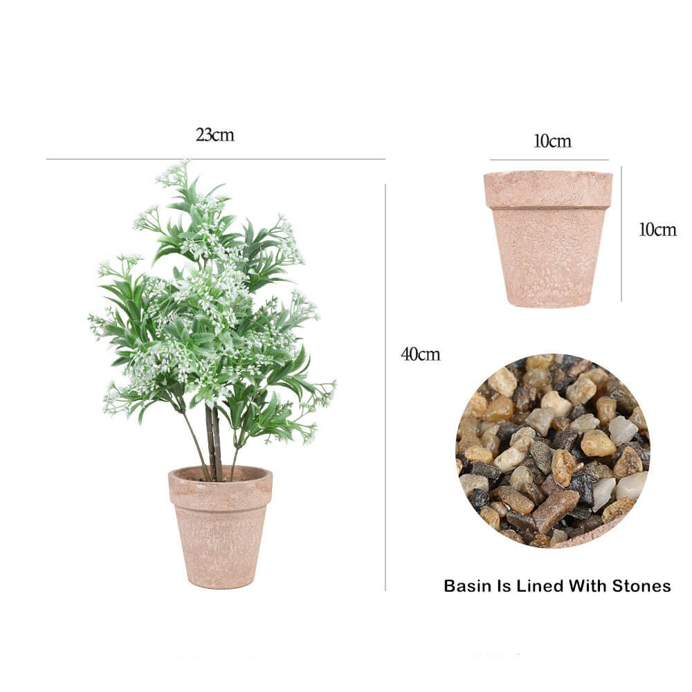 Office Desk Mini Artificial Plants Pot