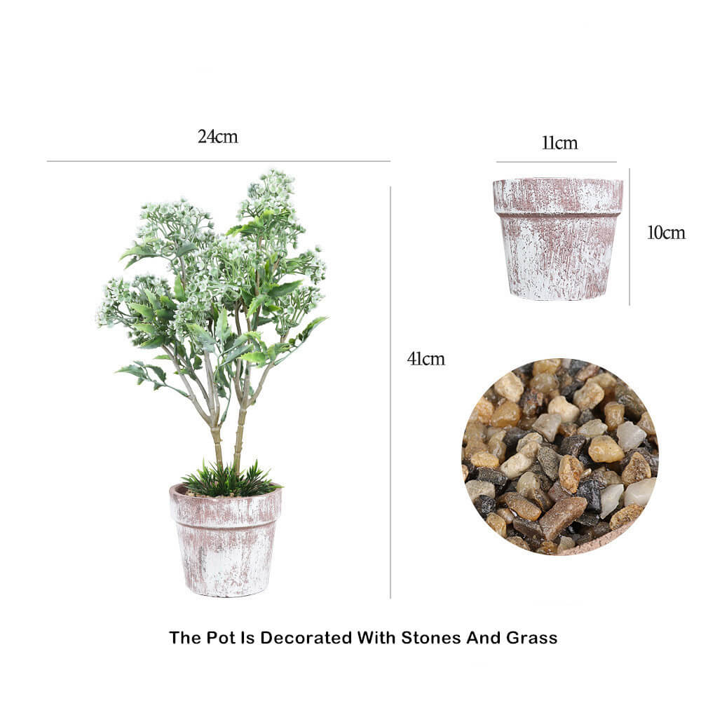 Office Desk Mini Artificial Plants Pot