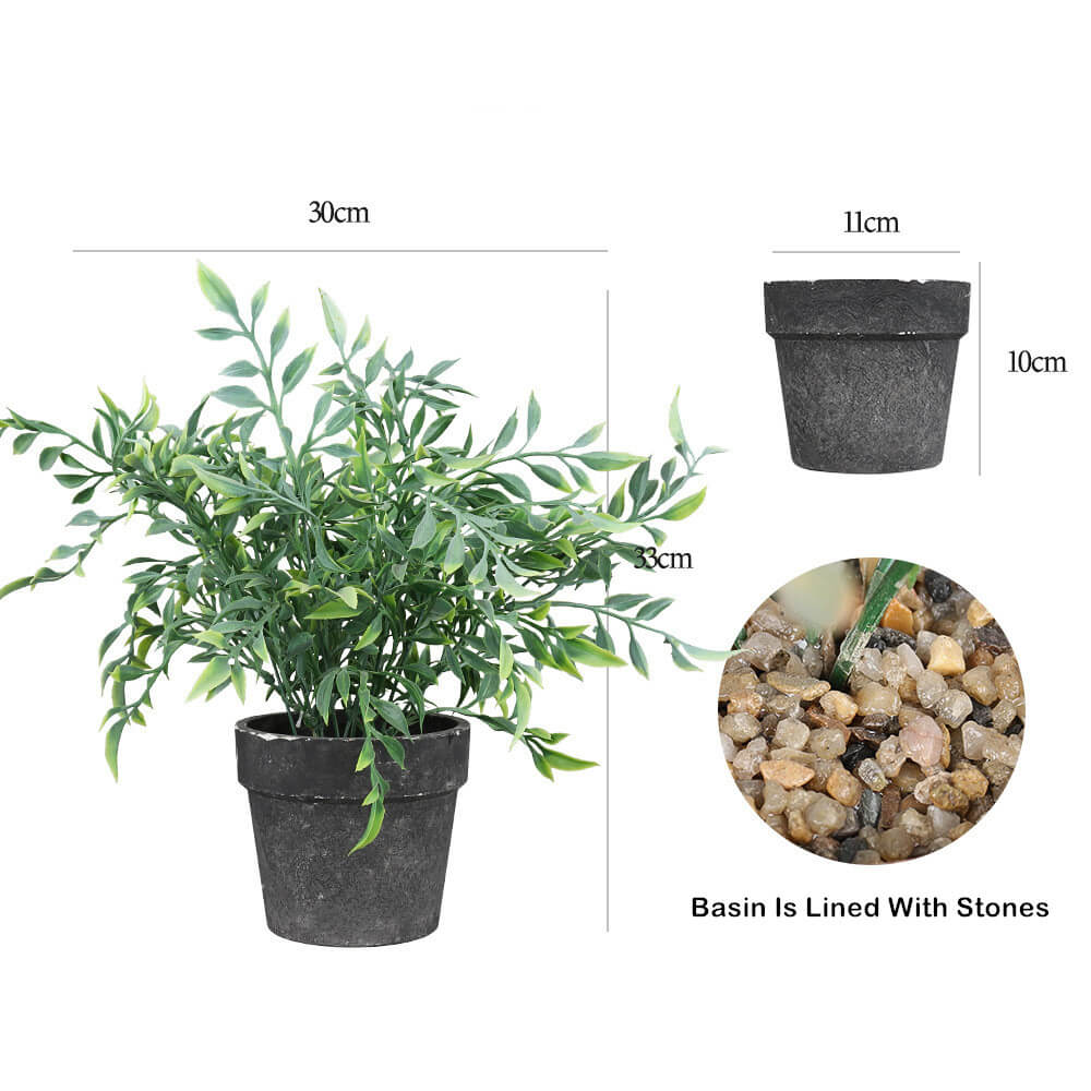 Office Desk Mini Artificial Plants Pot