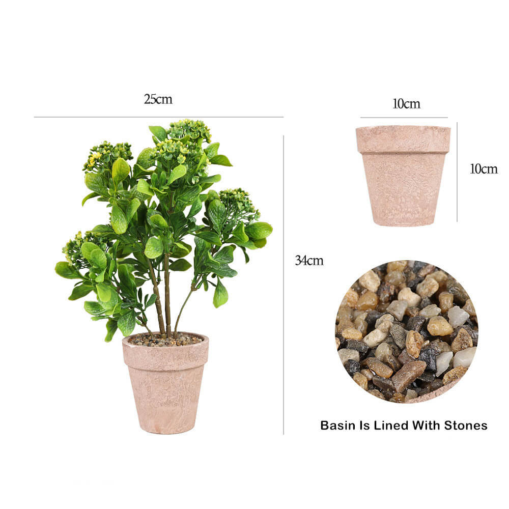 Office Desk Mini Artificial Plants Pot