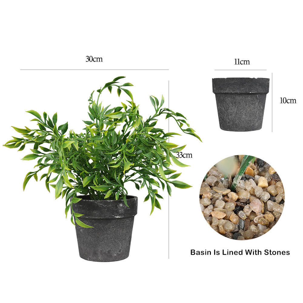 Office Desk Mini Artificial Plants Pot