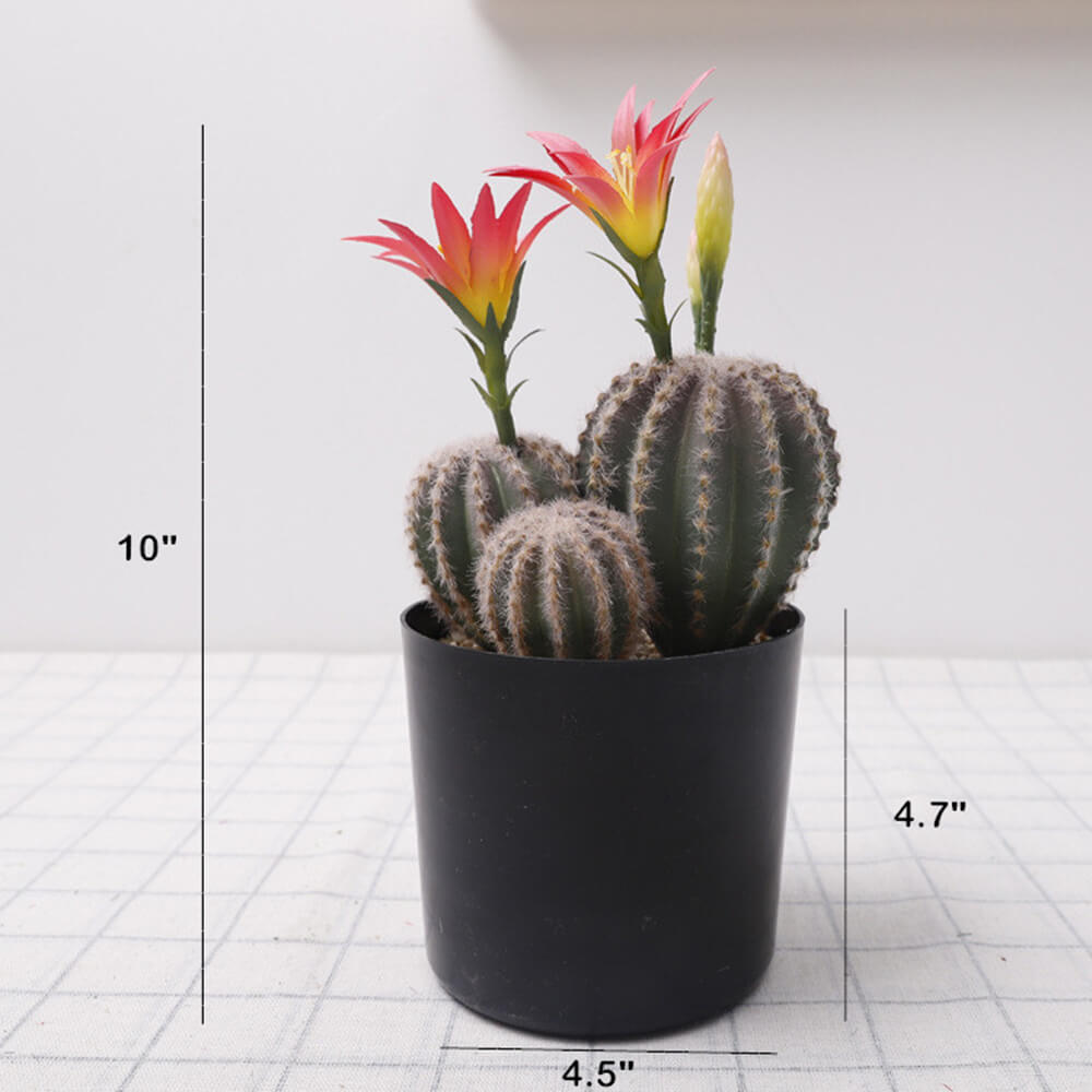 small potted plant fake Shopping For Small Fake Artificial Cactus Plants In Pot Home Office Decoration – AMG