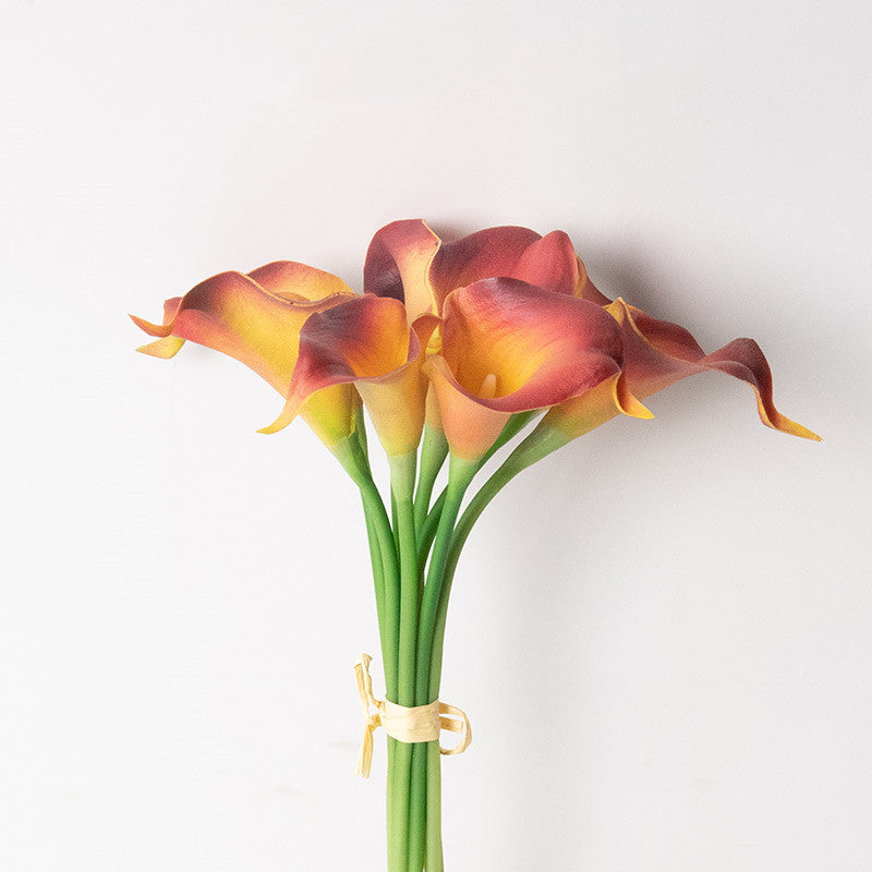Silk Artificial Flowers Calla Lily 6 pcs