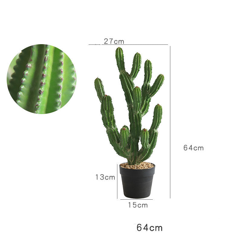 Artificial Faux Saguaro Cactus Pilosocereus For Home Office Decor Indoor