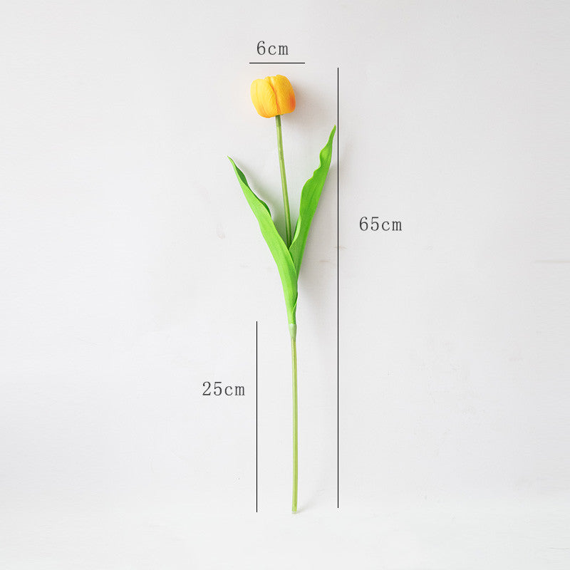 Silk Tulips Artificial Flowers 10 pcs