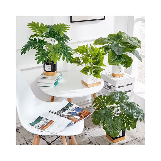 Artificial Plants in Pots Middle Size Indoor