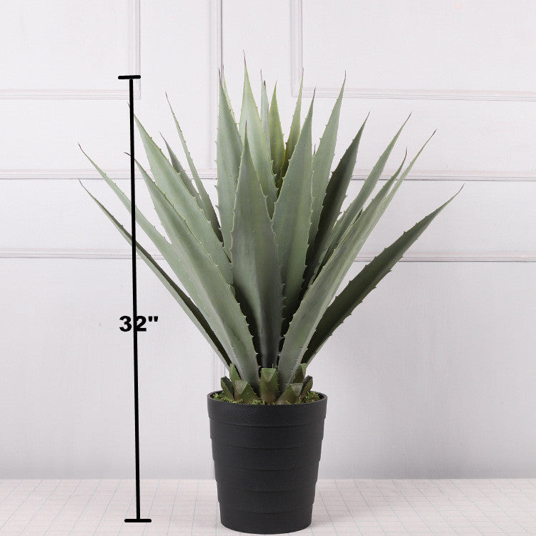 Artificial Golden Agave Plants | Agave Americana Variegata