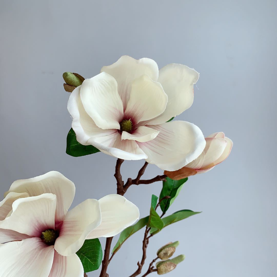 Artificial Magnolia Flowers Bouquet