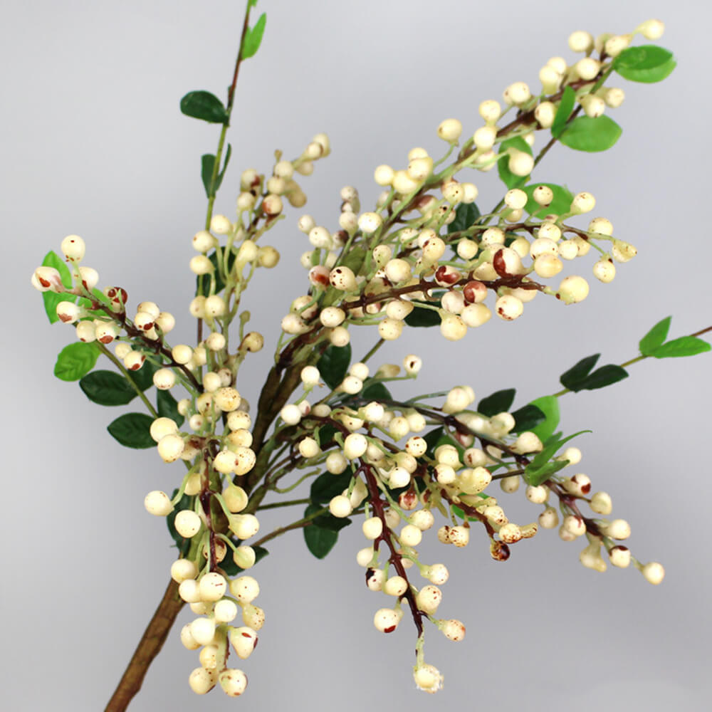 Artificial Love Bean Berries Branches Spray Flowers Plant