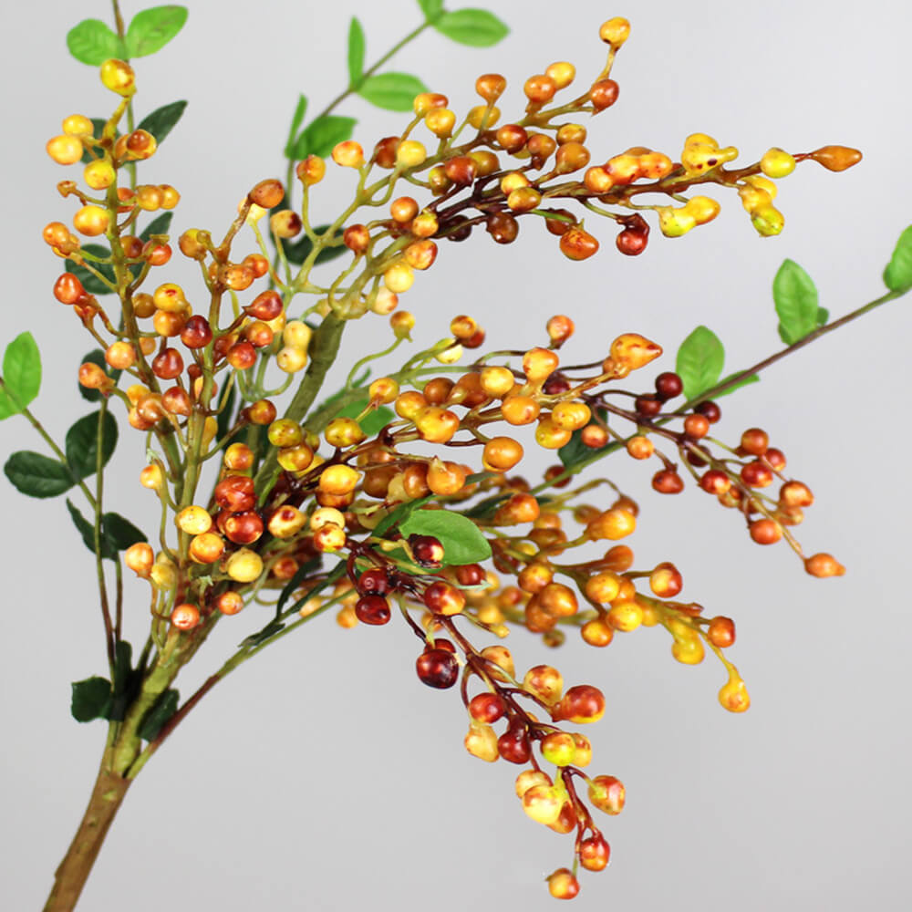Artificial Love Bean Berries Branches Spray Flowers Plant