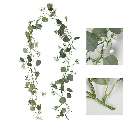 Eucalyptus Leaves Garland With Flowers
