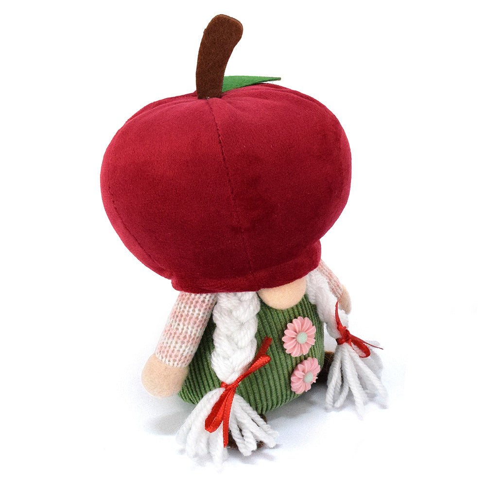 Red Apple Dwarf Figurine Decoration Valentine's Day Christmas Gift