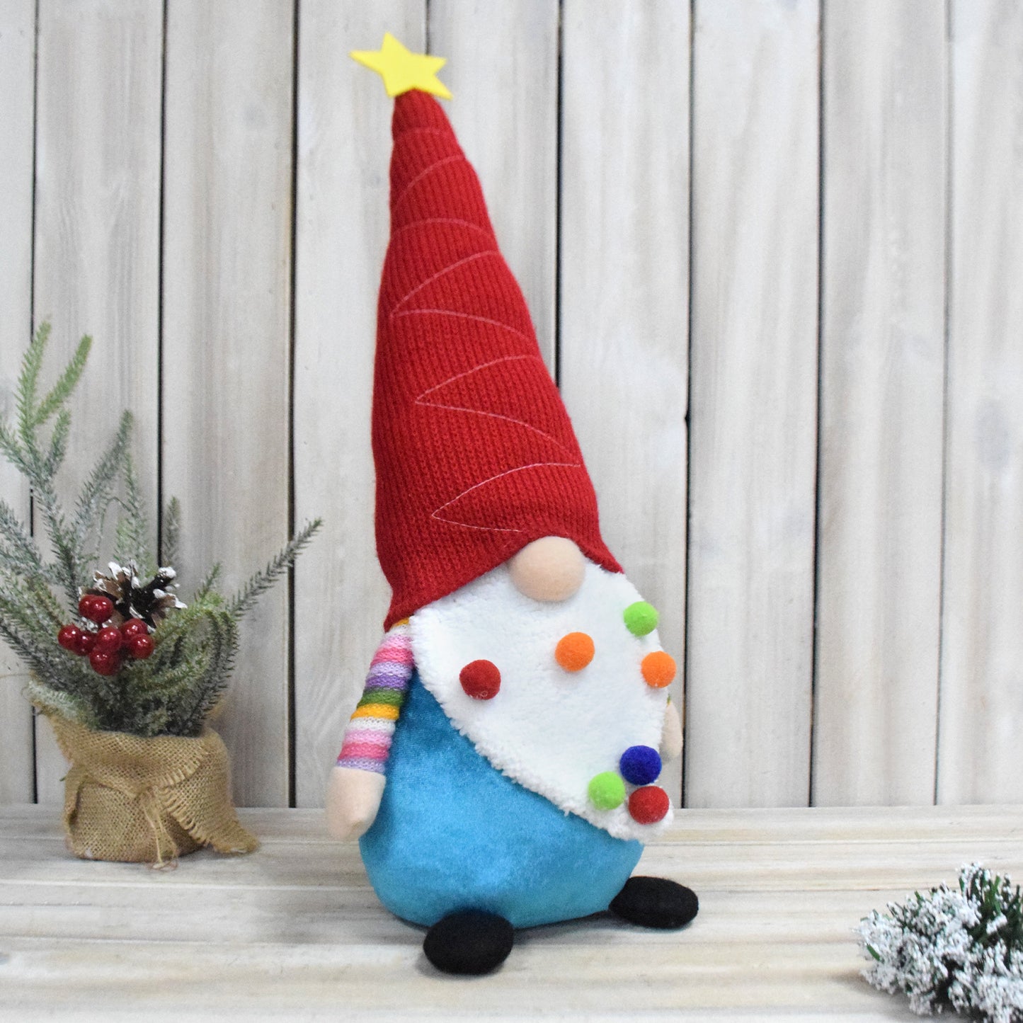 Faceless Rudolph Christmas Doll Dwarf Decorative