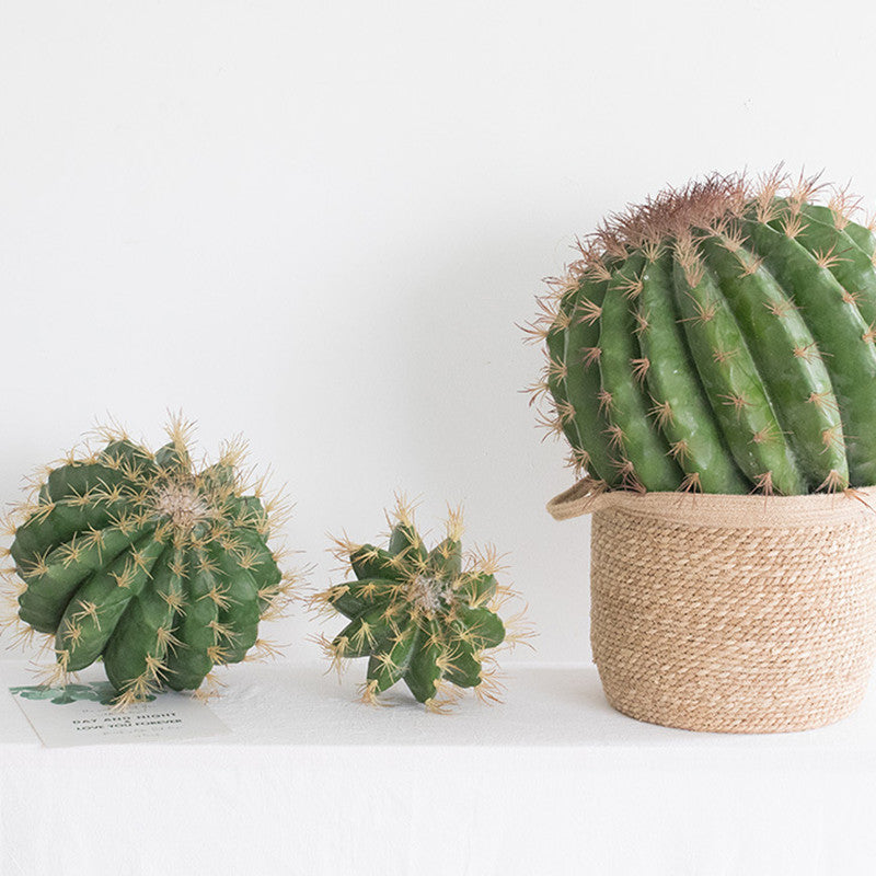 Artificial Large Cactus Plants Yellow Ball Cactus