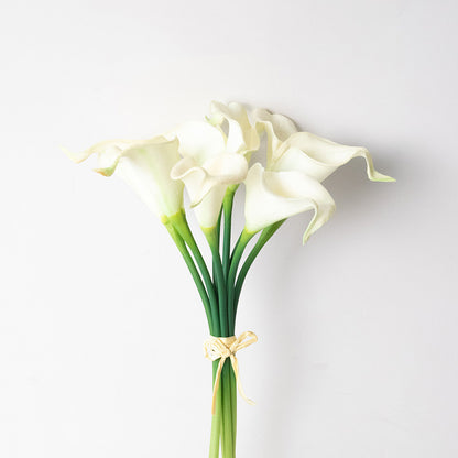 Silk Artificial Flowers Calla Lily 6 pcs