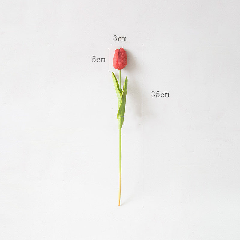 Silk Tulips Artificial Flowers 10 pcs