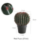Potted Artificial Golden Barrel Cactus Red Barrel Cactus