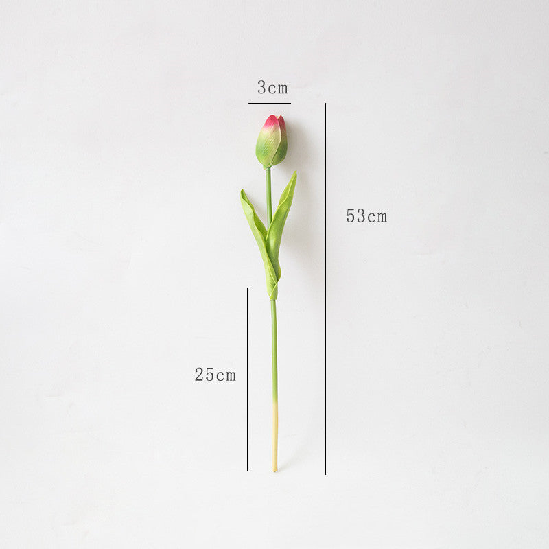 Silk Tulips Artificial Flowers 10 pcs