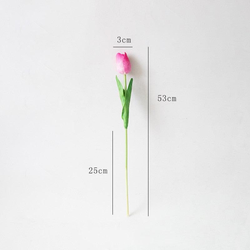 Silk Tulips Artificial Flowers 10 pcs