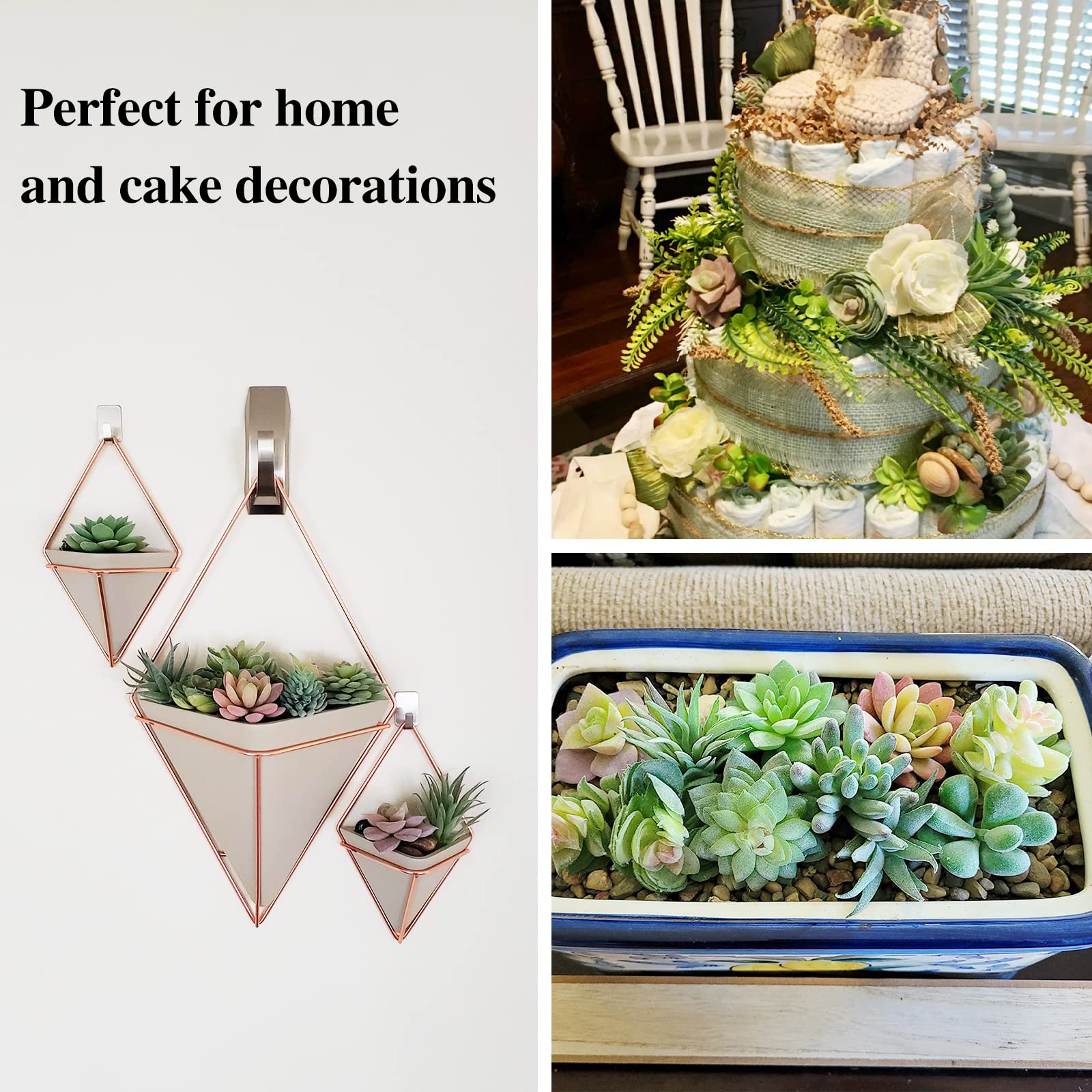 mini hanging faux succulents Shop Artificial Succulents Mini Fake Plants – AMG