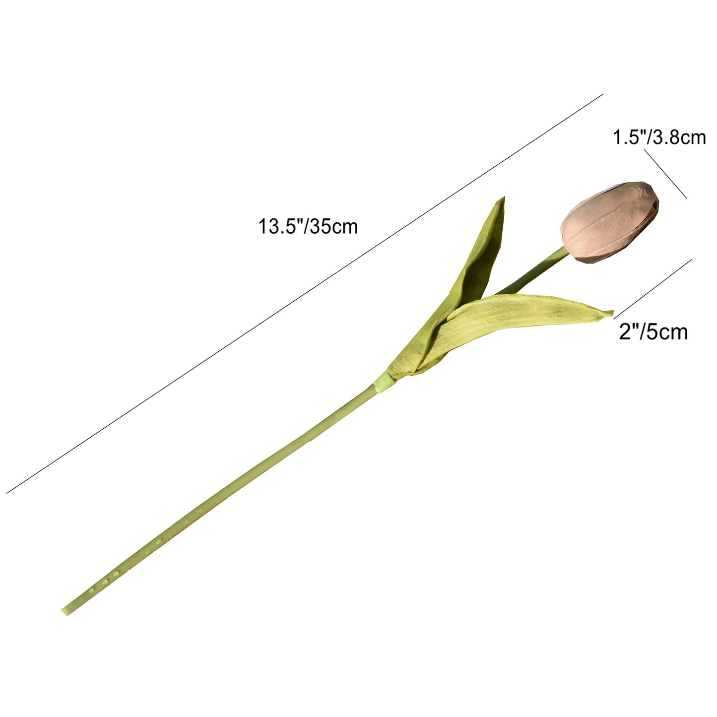Artificial Tulip Silk Flowers 13.5" (20pcs)