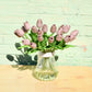Artificial Tulip Silk Flowers 13.5" (20pcs)